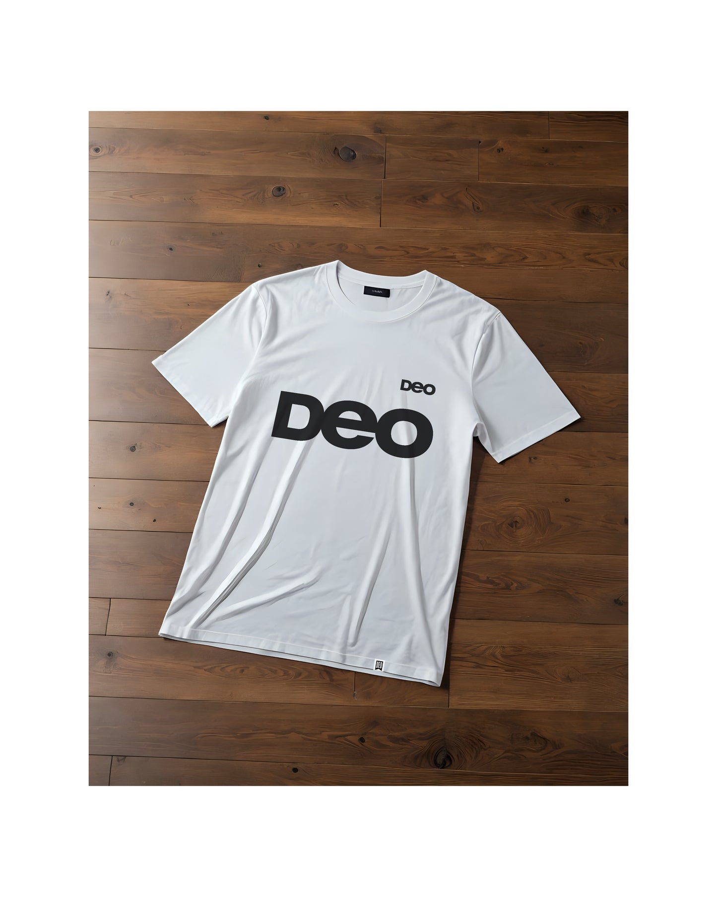 DEO Simple White Graphic Tee